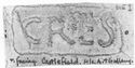Thumbnail of Rubbing of CRES die 1 from Castlefield 2K