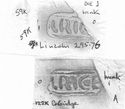 Thumbnail of Group of rubbings of CRICO die 1