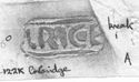 Thumbnail of Rubbing of CRICO die 1 from Corbridge 122K