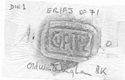 Thumbnail of Rubbing of CVPITVS die 1 from Old Winteringham 2K
