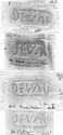 Thumbnail of Group of rubbings of DEVALVS  die 2