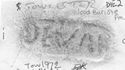 Thumbnail of Rubbing of DEVALVS  die 2 from Towcester 1K