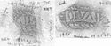 Thumbnail of Group of rubbings of DEVALVS  die 4