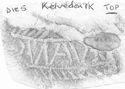 Thumbnail of Rubbing of DEVALVS die 5 from Kelvedon