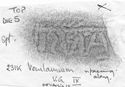 Thumbnail of Rubbing of DEVALVS die 5 from Verulamium 231K