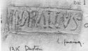 Thumbnail of Rubbing of DOBALLVS die 1 from Duston 12K