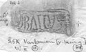 Thumbnail of Rubbing of DOBALLVS die 1 from Verulamium 25K