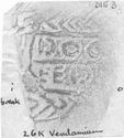 Thumbnail of Rubbing of DOCCAS 1 die 3 from Verulamium 26K
