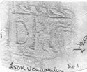Thumbnail of Rubbing of DRICCIVS die 1 from Verulamium 250K
