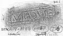 Thumbnail of Rubbing of ERVCANVS die 1 from Leicester 257K
