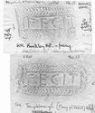 Thumbnail of Group of rubbings of FECIT No. 12 die