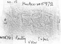 Thumbnail of Rubbing of FECIT No. 15 die  from No 1 Poultry 452K