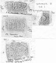 Thumbnail of Group of rubbings of GERMANVS 1 die 1
