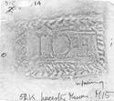 Thumbnail of Rubbing of G.ATTIVS MARINVS die 1A from Leicester 52K