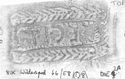 Thumbnail of Rubbing of G.ATTIVS MARINVS die 2A from Wilderspool 81K