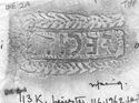 Thumbnail of Rubbing of G.ATTIVS MARINVS die 2A from Leicester 113K