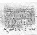 Thumbnail of Rubbing of G.ATTIVS MARINVS die 3 from Wall Museum 9K