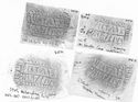Thumbnail of Group of rubbings of G.ATTIVS MARINVS die 6