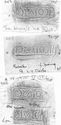 Thumbnail of Group of rubbings of ICOTASGVS die 5