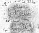 Thumbnail of Rubbing of ICOTASGVS die 5 from Leicester 231K