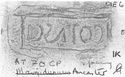 Thumbnail of Rubbing of ICOTASGVS die 6 from Ancaster 1K