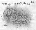 Thumbnail of Rubbing of IMEMITVOBON die 1 from Tiddington 4K