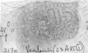 Thumbnail of Rubbing of INC10 die 1 from Verulamium 217K
