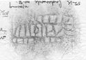 Thumbnail of Rubbing of  INC110 die 1 from Cardurnock 52K