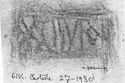 Thumbnail of Rubbing of  INC114 die 1 from Carlisle 61K r.facing 