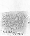 Thumbnail of Rubbing of  INC122 die 1 from Watercrook 12k