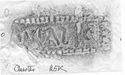 Thumbnail of Rubbing of  INC125 die 1 from Chester 25K