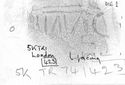 Thumbnail of Rubbing of INC17 die 1 from London 5K