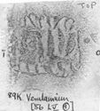 Thumbnail of Rubbing of INC27 die 1 from Verulamium 89K