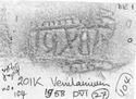 Thumbnail of Rubbing of INC30 die 1 from Verulamium 201K