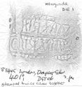 Thumbnail of Rubbing of INC30 die 1 from Verulamium 211K