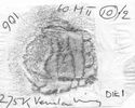 Thumbnail of Rubbing of INC31 die 1 from Verulamium 275K