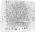 Thumbnail of Rubbing of INC39 die 1 from St Albans 288K