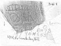 Thumbnail of Rubbing of INC40 die 1 from Brockley Hill 271K