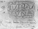 Thumbnail of Rubbing of INC44 die 1 from London, Clements Lane 6K
