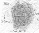 Thumbnail of Rubbing of INC44 die 1 from Winterton 9K