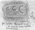 Thumbnail of Rubbing of INC44 die 1A from London, Clements Lane 6K