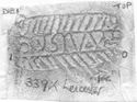 Thumbnail of Rubbing of INC52 die 1 from Leicester 339K