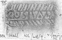 Thumbnail of Rubbing of INC52 die 1 from Wall 29K
