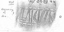 Thumbnail of Rubbing of INC55 die 1 from Hartshill_1_H61_33_3_536