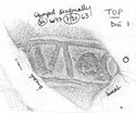 Thumbnail of Rubbing of INC64 die 1 from Mancetter_36_W77_7_20_63