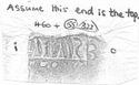 Thumbnail of Rubbing of INC67 die 1 from Hartshill_55_H60+_55_322