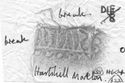 Thumbnail of Rubbing of INC67 die 1 from Hartshill_55_H60+_55_322