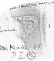 Thumbnail of Rubbing of INC75 die 1 from Alcester 39K