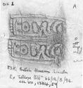 Thumbnail of Rubbing of INC83 die 1 from British Museum 83K
