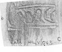 Thumbnail of Rubbing of INC83 die 3 from Wall WL_V_063